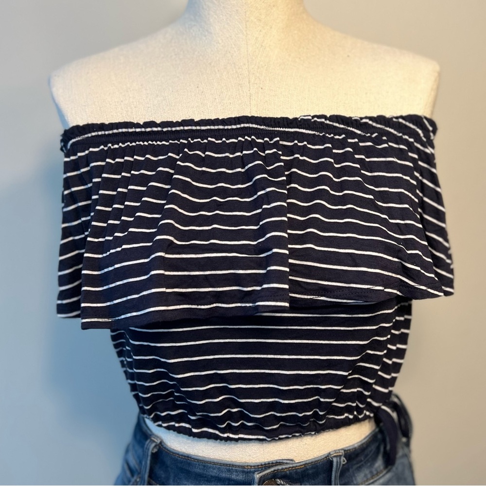 Abercrombie & Fitch Striped, Strapless Tube Top